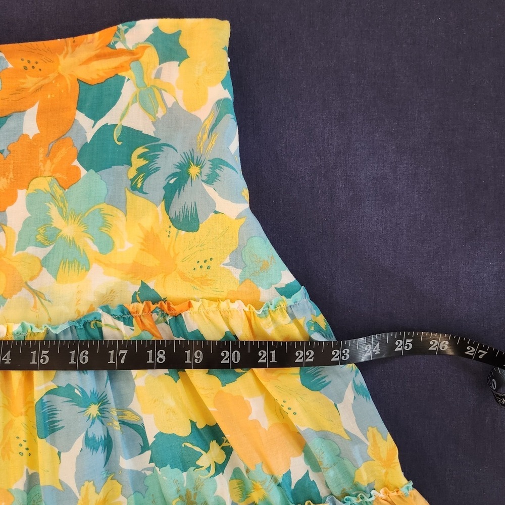 Nicole Miller Spring/Summer Floral Cottagecore/Indie/Y2K Tiered Skirt 14 - Picture 9 of 10